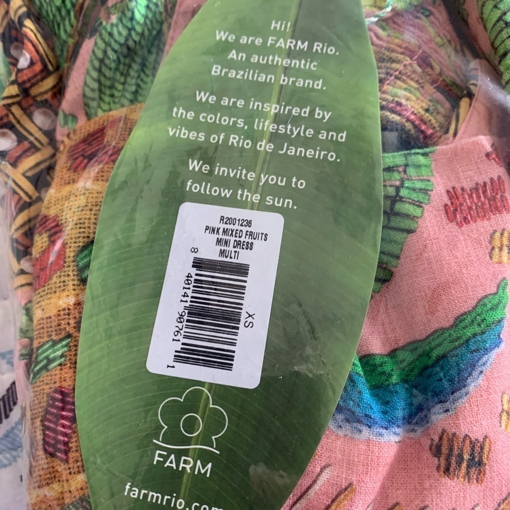 Farm Rio Mixed Fruits Mini Dress - Picture 6 of 15